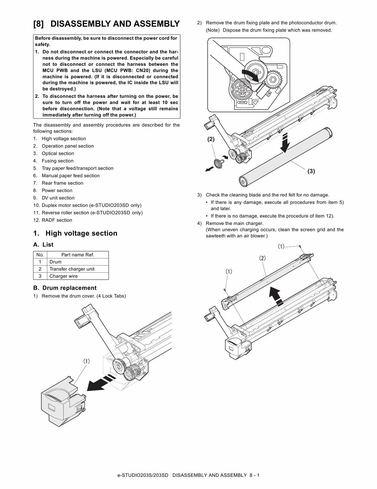 TOSHIBA e-STUDIO 203S 203SD Service Manual-4